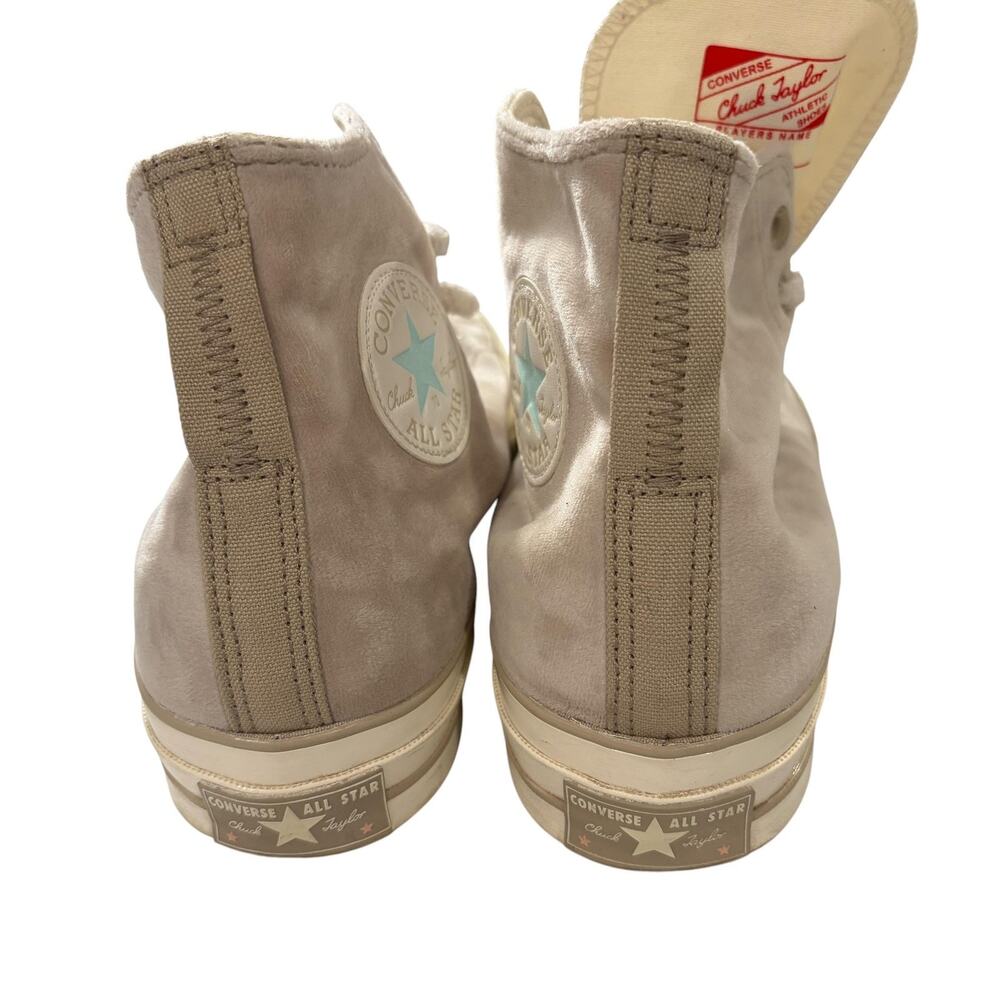 Converse Chuck Taylor All Star Shoes Mens Size 9 Beige Cat High Top A08160C - Picture 9 of 11